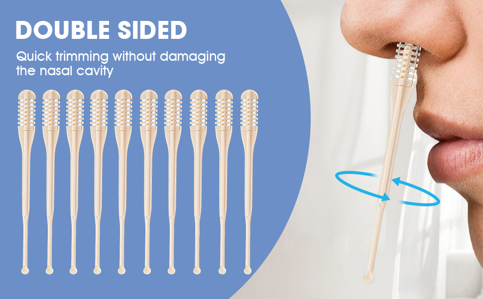 10PCS Nasal Hair Cutter