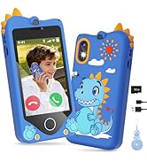 PROGRACE Kids Smart Phone - Talk &amp; Text Learning Toys Cell Phone with Parental Controls, Safe App...