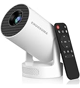 Mini Portable Projector with Wifi6 and Bluetooth, 4K Projector Support 5w Sound Base Speaker, 160...