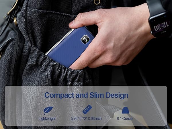 Compact slim power bank