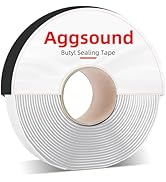 AggSound 3/4" x 30ft Butyl Seal Tape - Butyl Rubber Sealing for Automotive(Car, RV, Truck, Boat) ...