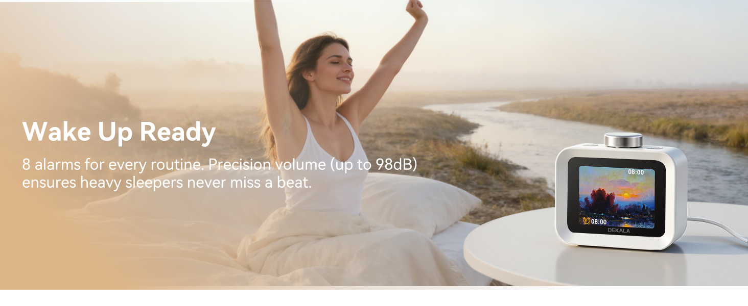 Soothing sounds and wake