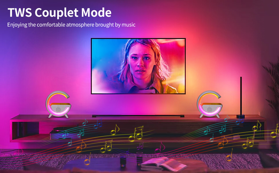 lamp with wireless charger