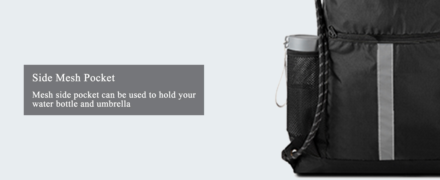 BeeGreen Drawstring Backpack Bag with Shoe Compartment 