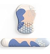 eulps Mouse Pad with Wrist Rest, Ergonomic Memory Foam Keyboard Wrist Pad & Mousepad Wrist Suppor...