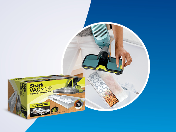 Lock away dry debris and pet hair while absorbing wet messes, then toss the pad away with one click