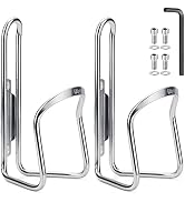 USHAKE Water Bottle Cages, Basic MTB Bike Bicycle Alloy Aluminum Lightweight Water Bottle Holder ...