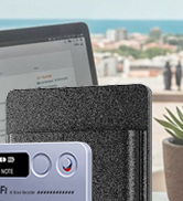 AI Voice Recorder w/Case, App Control, AI Transcribe &amp; Summarize with Noise Cancellation, 152-Lan...