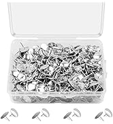 400Pcs Thumb Tacks, Flat Push Pins for Bulletin Board, Stick Pins Thumb Tacks for Cork Board Wall...