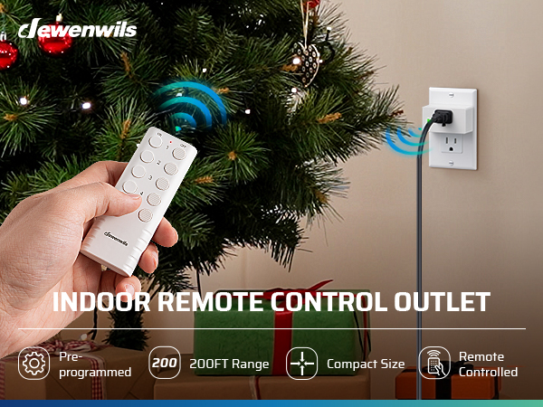 indoor remote control outlet