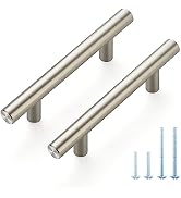 JOY DECOR 30 Pack 5 Inch Cabinet Pulls with 3 Inch Hole Center Stainless Steel Kitchen Cabinet Ha...