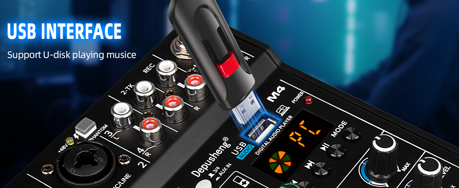 M4 Portable Mini Mixer