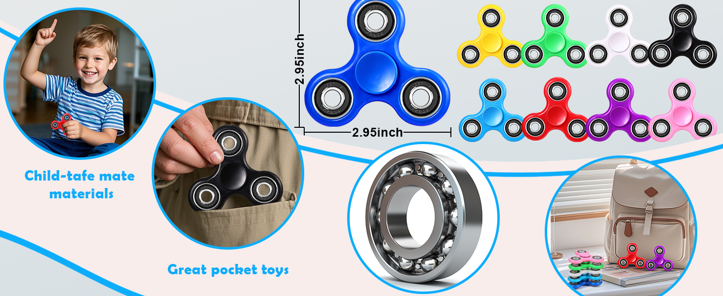 SCIONE 25Pcs Fidget Spinners