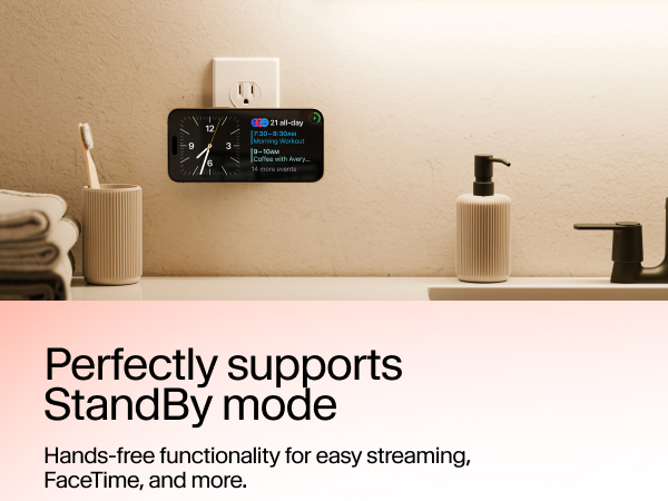 Perfectly supports StandBy mode