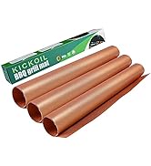 KICKOIL Copper BBQ Grill Mat Set of 3 Nonstick Heavy Duty Reusable Grill Mats for Outdoor Grill 1...