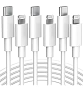 Aukelan USB C to Lightning Cable for iPhone Charger 3Pack 6 FT MFi Certified Fast Charging Cord, ...