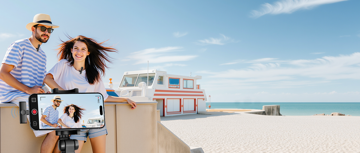 Wireless Lavalier Microphone for iPhone