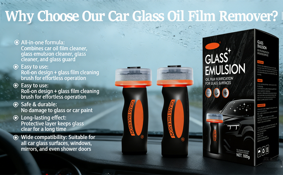 glass guard glass emulsion glass emulsion cleaner windshield oil film cleaner handheld glass