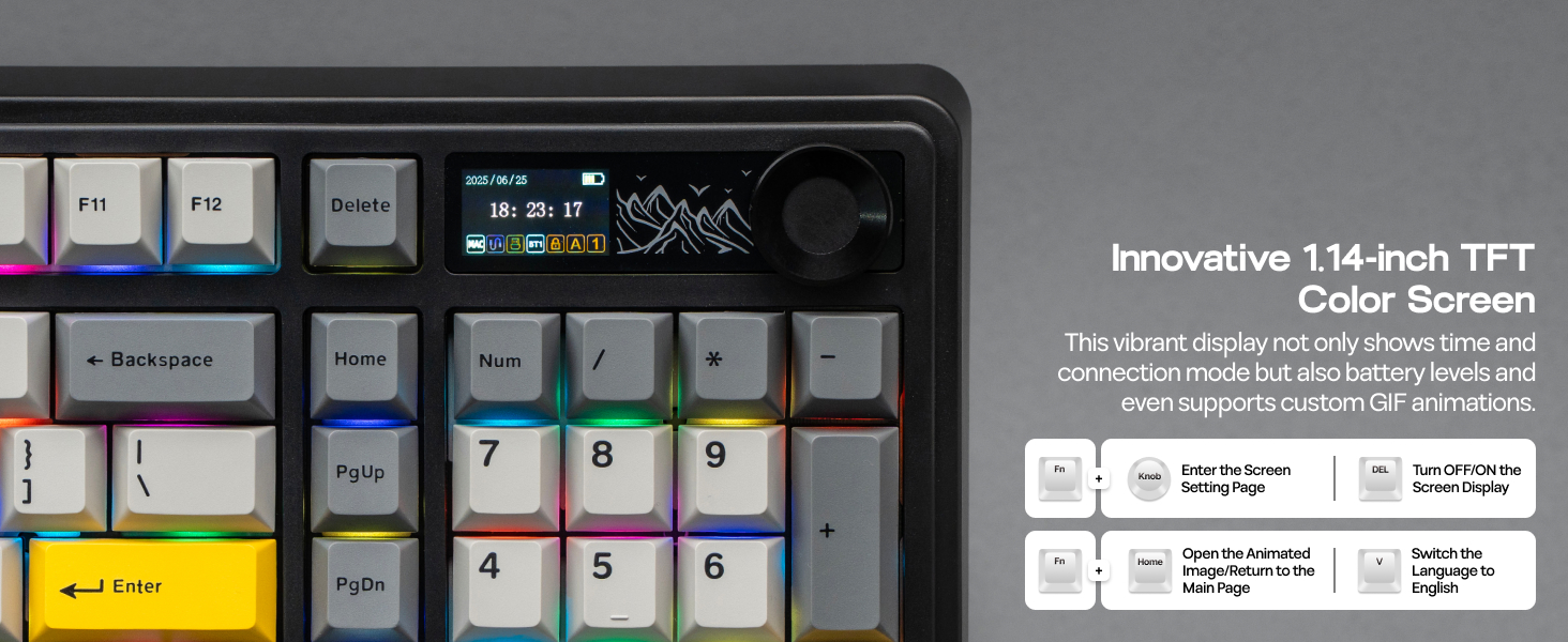 Close-up of a computer keyboard showing function keys and system controls. Dark keys with white lettering visible against black background.