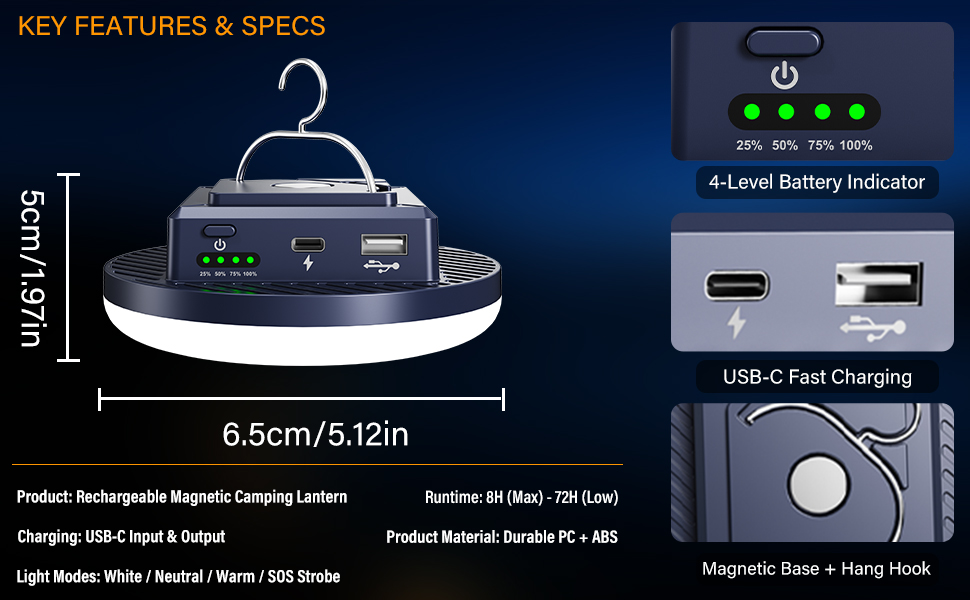 camping lights for tent
