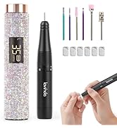 Lavinda Portable Nail Drill 35000 RPM, Professional Rechargeable Cordless Electric Nail File with...