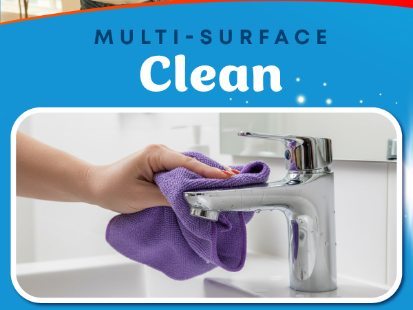 Microfiber Window &amp; Glass Cleaning Cloth No Detergents Magic Streak Free Ultra Microfiber Towel