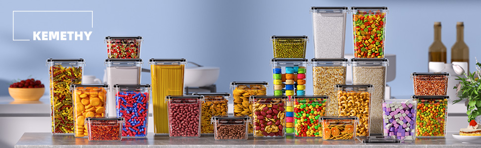 Airtight Food Storage Containers with Lids