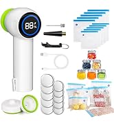 Handheld Vacuum Sealer,with 10 Sous Vide Bags,Electric Mason Jar Vacuum sealer,for Wide &amp; Regular...