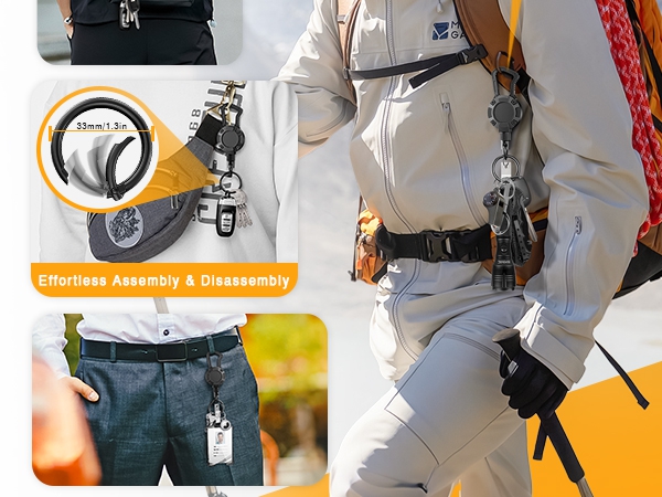 badge reel heavy duty