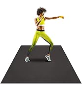 Large Exercise Mat 6'x5'x7mm | Workout Mat for Home | Durable Home Gym Flooring | Non-Slip, Thick...