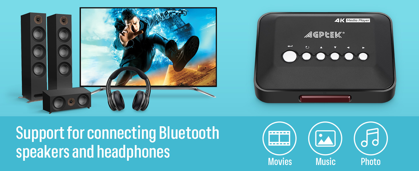 4K@30hz HDMI TV Media Player