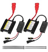 COROTC HID Ballast, 2PCS DC 12V 35W HID Ballast, Super Slim Car and Motorcycle Universal Xenon He...