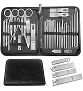 Manicure Set Professional Set Nail Clippers Pedicure Kit-30 Pieces Stainless Steel Manicure Kit, ...