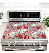 Stove Top Cover for Electric Stove, Heat Resistant Glass Stove Top Protector 28x20in, Kitchen Cou...