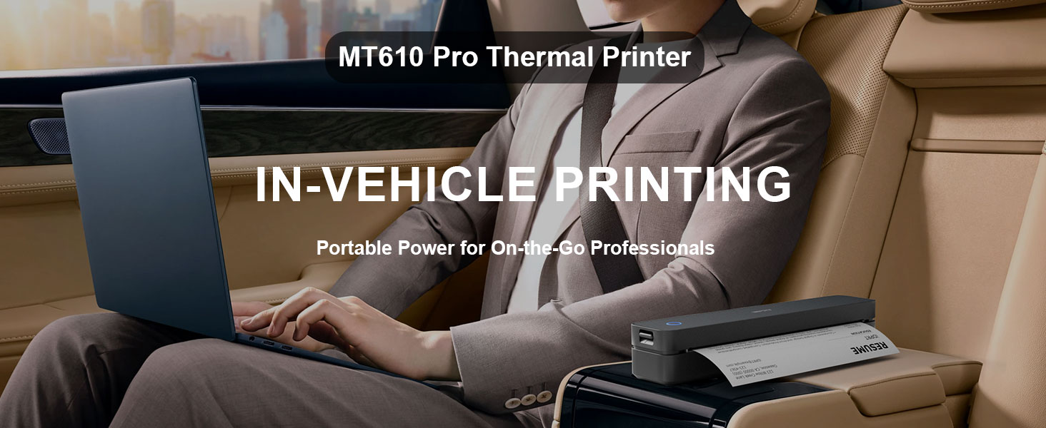 Portable Printer Wireless for Travel