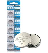 Cotchear CR2032 Lithium Batteries, 5Pack 2032 Battery 3V Lithium Battery BR2032 DL2032 ECR2032 CR...