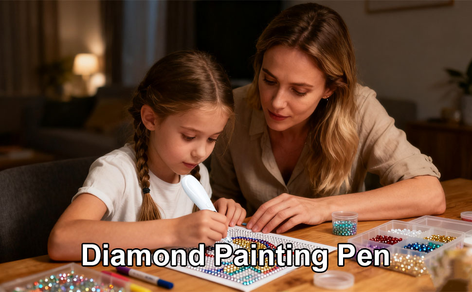 diamond painting pen for mom and girl