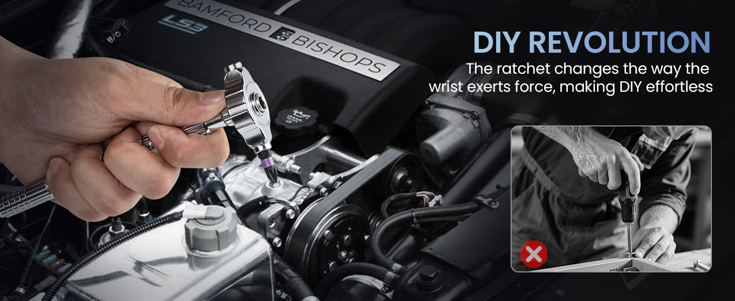 VMAN ratchet screwdriver set