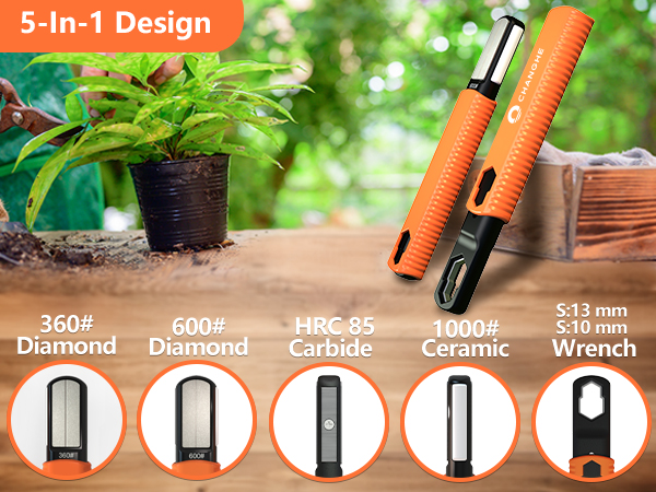 garden tool sharpener