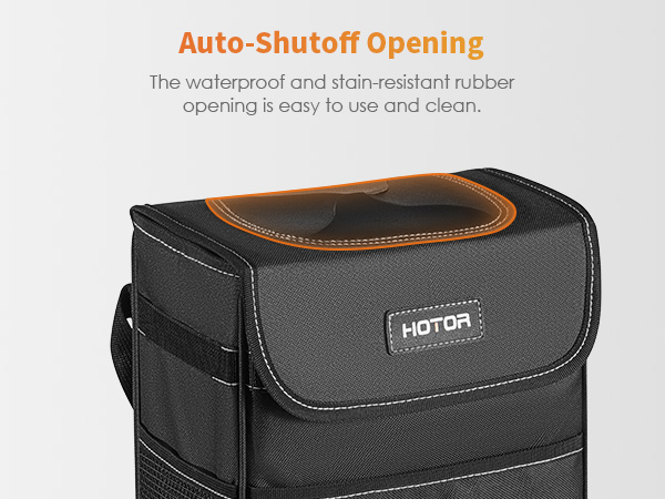 car trash can