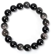 Inspirational Natural Stone Bracelet for Women Men ,Healing Gift-8 Chakra Energy Bracelet with Ja...