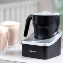 froth, milk, frother, coffee, capresso, jura, dairy, non-dairy, chocolate, hot, cold, warm, pitcher