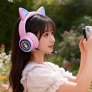 gaming girl headphones