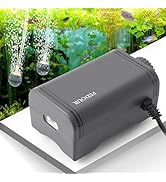 FEDOUR 80GPH Aquarium Air Pump, Ultra Quiet Oxygen Pump for up to 120Gallon Fish and Turtle Tank,...