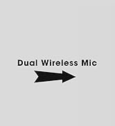 dual wireless lavalier microphone for iPhone