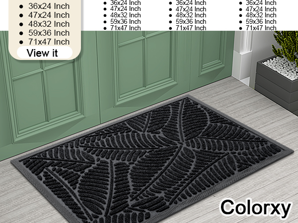 Natural Rubber Outdoor Mat