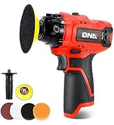 DNA MOTORING TOOLS-00168 Cordless Polisher 12V 2-Gear Speed w/Spindle Lock + Battery Indicator, R...