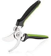 WORKPRO Garden Bypass Pruning Shears, 8.5" Pruning Scissors with CRV Integral Forged Blades, Gard...