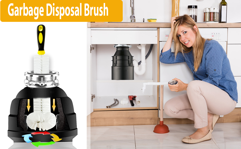 Garbage Disposal Cleaner Brush