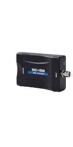 BNC to HDMI Video Converter Box,BNC Adapter with Audio for Security Cameras DVRs Supports 720P/1080P...